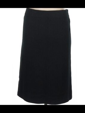 Banana Republic Black Midi Knit Skirt